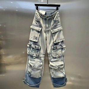 Ash Storm Cargo Jeans - Trendy 2000s Fashion Outfits, Y2K Style Essentials