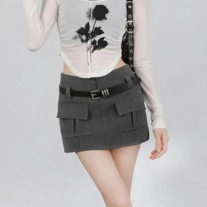 Black Rose Sheer Layered Top - Cute 2000s Outfits & Y2K Fashion Inspiration