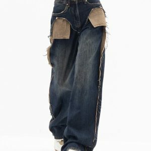 Canyon Town Cowboy Jeans - Iconic Y2K Fashion Outfits for Trendy Women