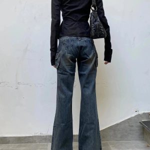 Cargo Chic Wide-Leg Jeans - Cute 2000s Outfits & Y2K Fashion Inspiration