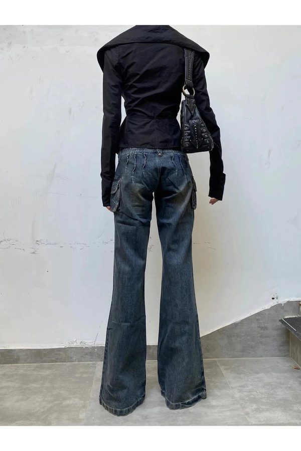 Cargo Chic Wide-Leg Jeans - Cute 2000s Outfits & Y2K Fashion Inspiration