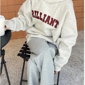 Fall Brilliant Statement Hoodie - Y2K Fashion Outfit for 2000s Style