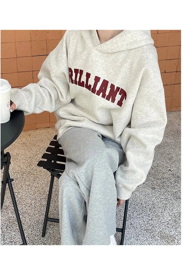 Fall Brilliant Statement Hoodie - Y2K Fashion Outfit for 2000s Style