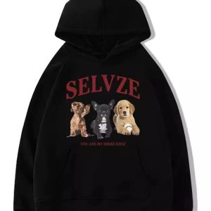 Fall Cute Puppy Graphic Hoodie - Y2K Fashion Outfit for 2000s Aesthetic