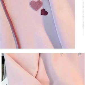 Fall Sweetheart Charm Hoodie - Y2K Fashion Outfit for 2000s Style