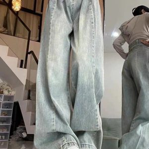 Fall Ultra Wide-Leg Baggy Jeans - Y2K Fashion Outfits & 2000s Style