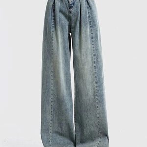 Fall Ultra Wide-Leg Baggy Jeans - Y2K Fashion Outfits & 2000s Style