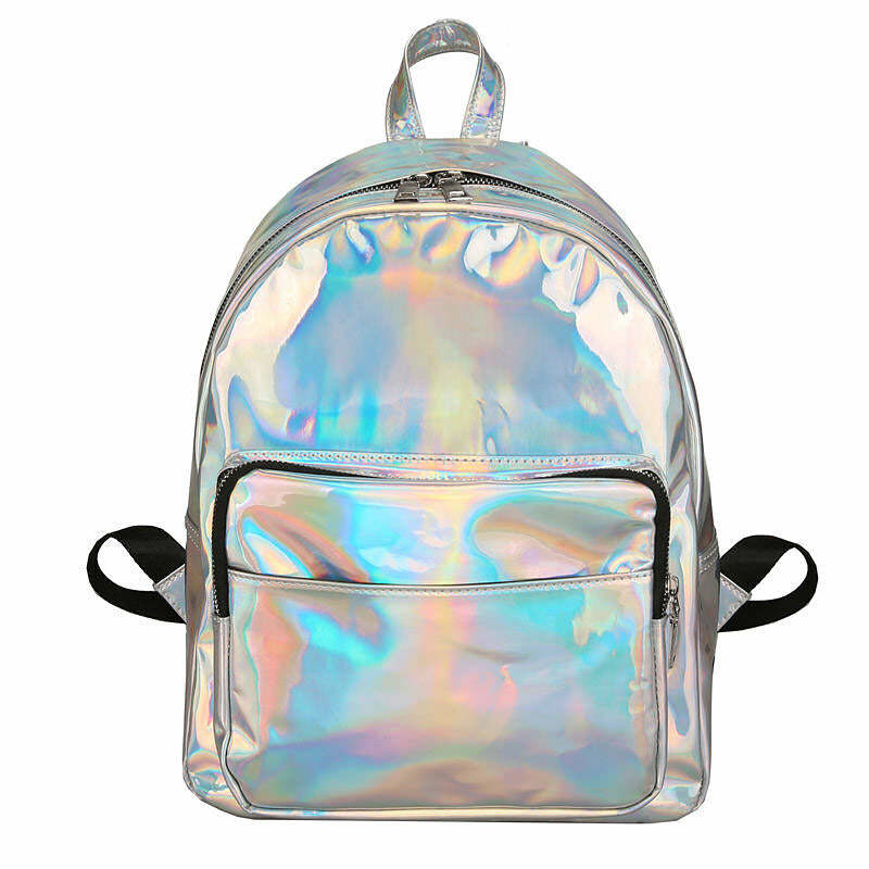 Holo Mini Backpack - Trendy Y2K Fashion, 2000s Aesthetic Bag for Women