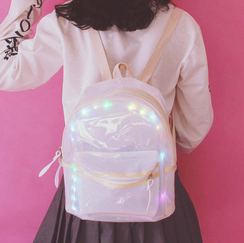 Light Show Backpack - Y2K Fashion Inspired 2000s Outfit Accessory