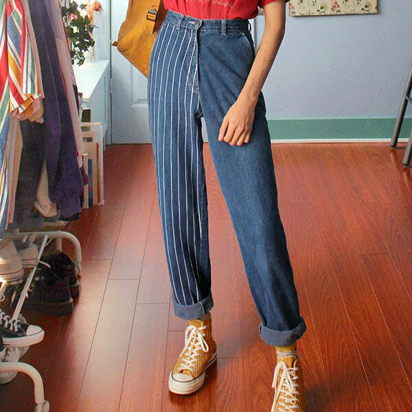 Like It's 1999 Wide Leg Jeans - Iconic Y2K Fashion Outfit for Fall