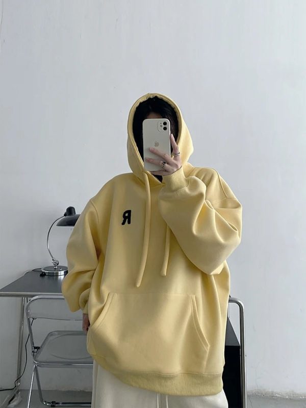 Minimalist Pastel Hoodie - Y2K Fashion Outfit for 2000s Style Aesthetic