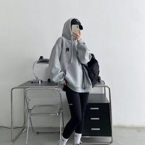 Minimalist Pastel Hoodie - Y2K Fashion Outfit for 2000s Style Aesthetic