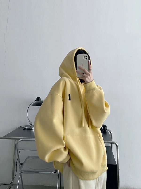 Minimalist Pastel Hoodie - Y2K Fashion Outfit for 2000s Style Aesthetic