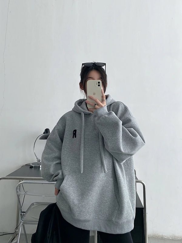 Minimalist Pastel Hoodie - Y2K Fashion Outfit for 2000s Style Aesthetic