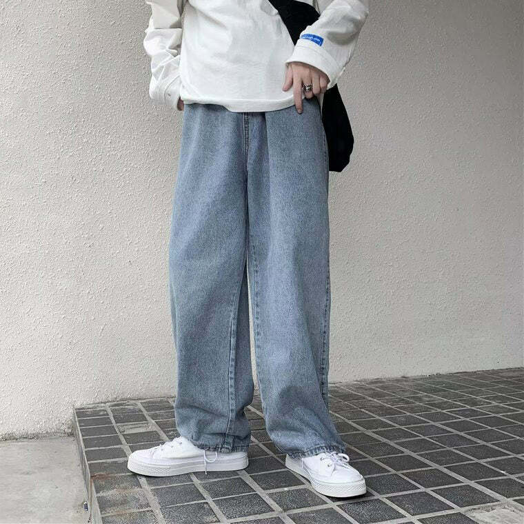 Missed Calls Wide Jeans - Y2K Flair Jeans Outfit, 2000s Fashion Inspiration