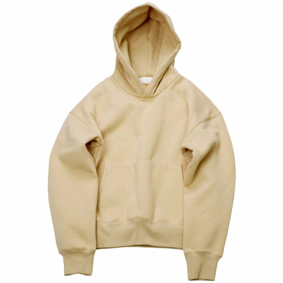 Nude Hoodie - Y2K Fashion Outfit, 2000s Style, McBling Aesthetic