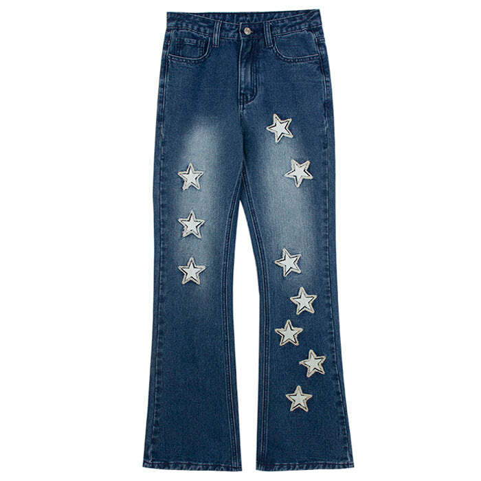 Rock The Scene Star Jeans - Y2K Flair Jeans Outfit for 2000s Fashion