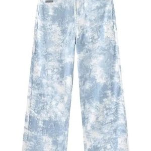 Sky Wash Wide-Leg Jeans - Cute 2000s Outfits, Y2K Fashion Inspiration