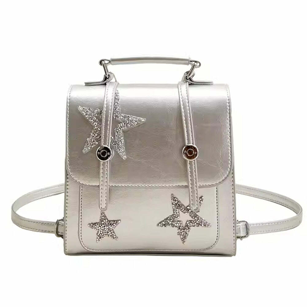 Star Girl Aesthetic Mini Backpack | Y2k Fashion, 2000s Style, Mcbling Trend