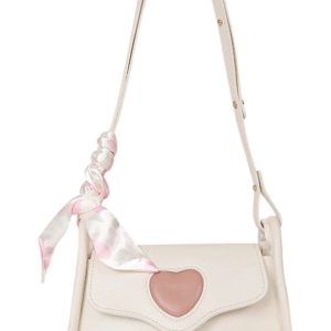 Sweetheart Charm Shoulder Bag - Y2K Juicy Couture Inspired Fashion Accessory