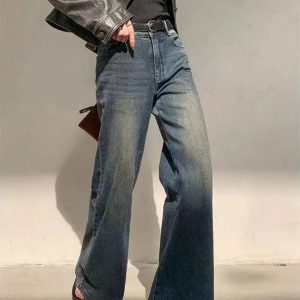 Vintage Horizon Flare Jeans - Iconic Y2K Fashion Outfit for Fall 2000s