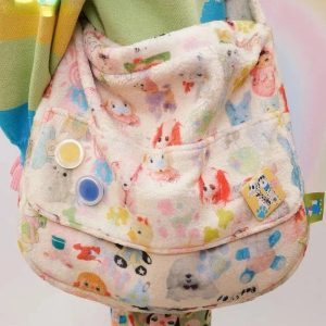 Whimsical Wonderland Plush Bag - Iconic Y2K Fashion & 2000s Aesthetic