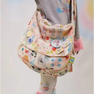 Whimsical Wonderland Plush Bag - Iconic Y2K Fashion & 2000s Aesthetic