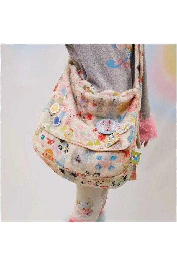 Whimsical Wonderland Plush Bag - Iconic Y2K Fashion & 2000s Aesthetic