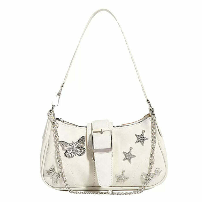 Y2K Star Butterfly Handbag - Iconic 2000s Fashion & McBling Aesthetic